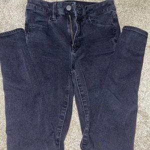 American Eagle skinny Jean black size 2 regular